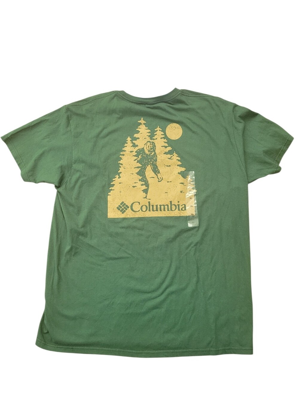 Bigfoot Graphic Columbia Men’s Forest Green Short-Sleeve Tee